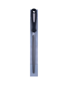 Classic machinist's file with handle - Three-square (in pouch)