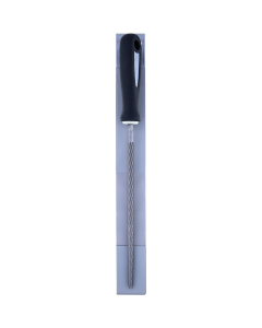 Classic machinist's file with handle - Round (in pouch)